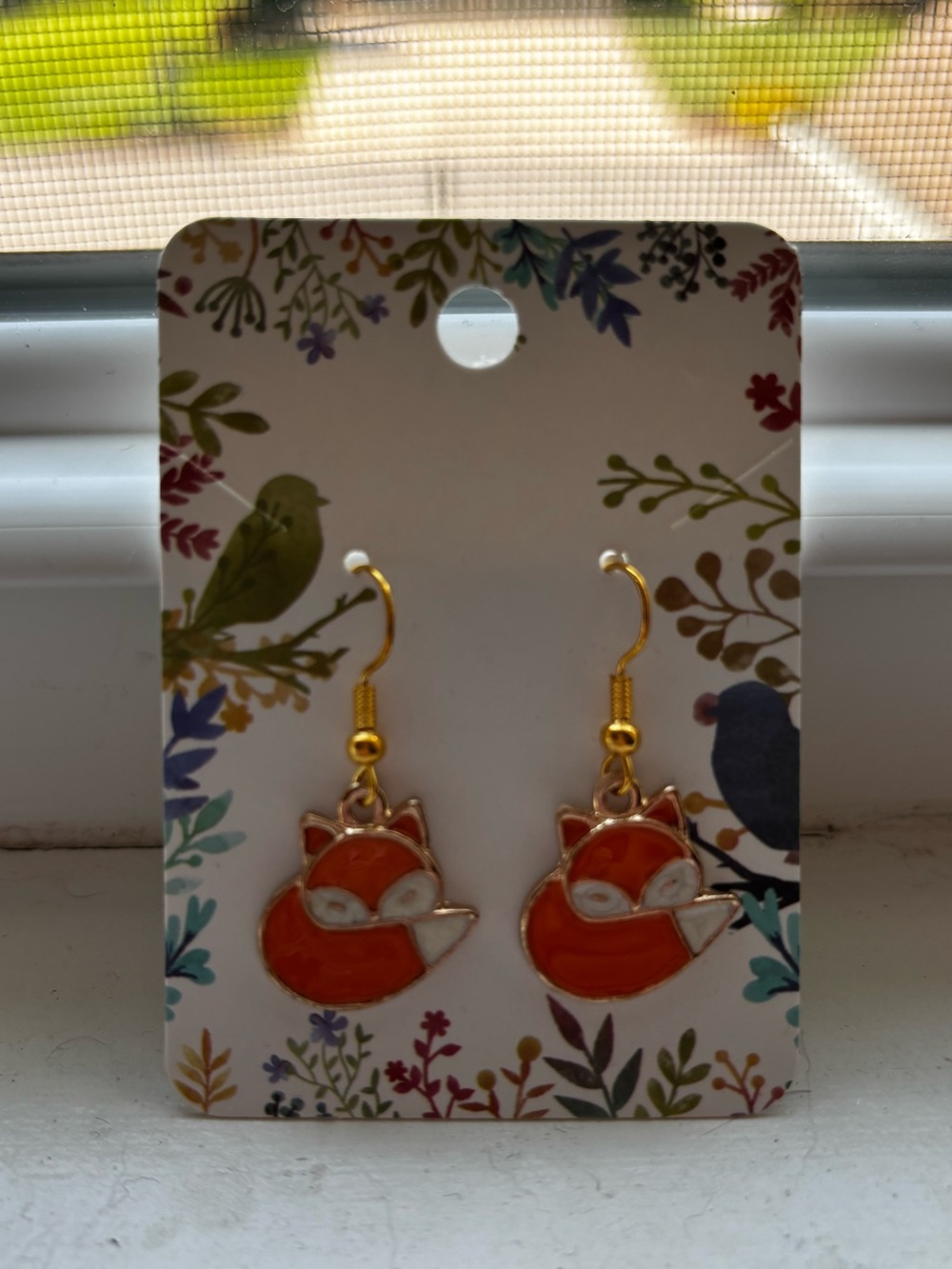 Fox Dangle Earrings